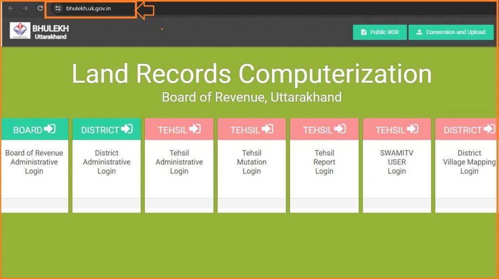 Bhulekh UK, Bhulekh Uttarakhand, Bhunaksha, bhulekh.uk.gov.in